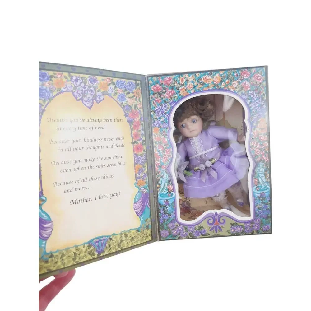 NEW MARIE OSMOND MOTHERS DAY GREETING CARD 1994 5.5 IN PORCELAIN LTD ED NIB